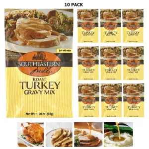 10 PC Roast Turkey Gravy Mix Seasoning Herbs Cooking Thanksgiving Family Dinner