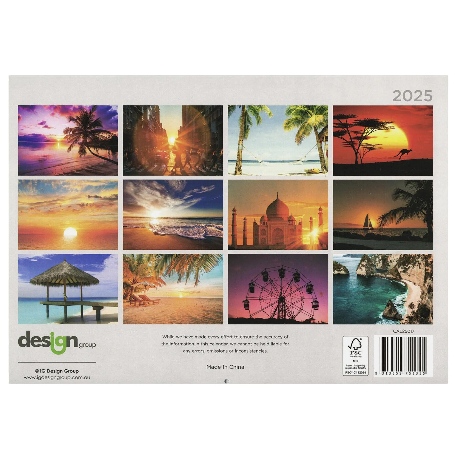 2025 Wall Calendar