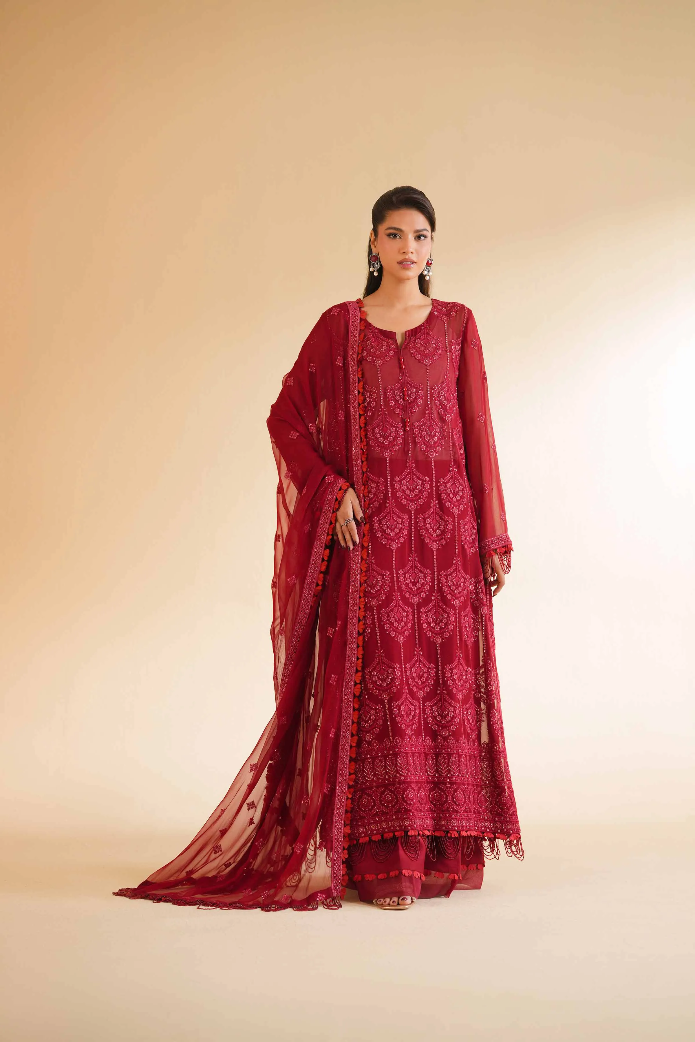 3 Piece - Dyed Embroidered Suit - 42501509
