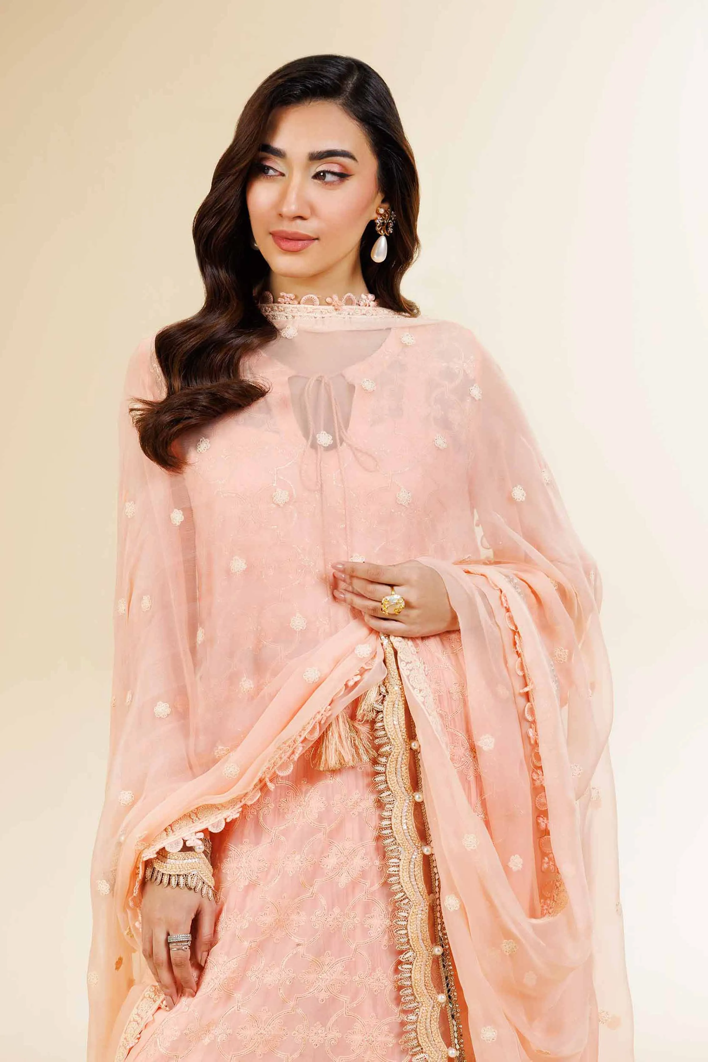 3 Piece - Dyed Embroidered Suit - 42501510