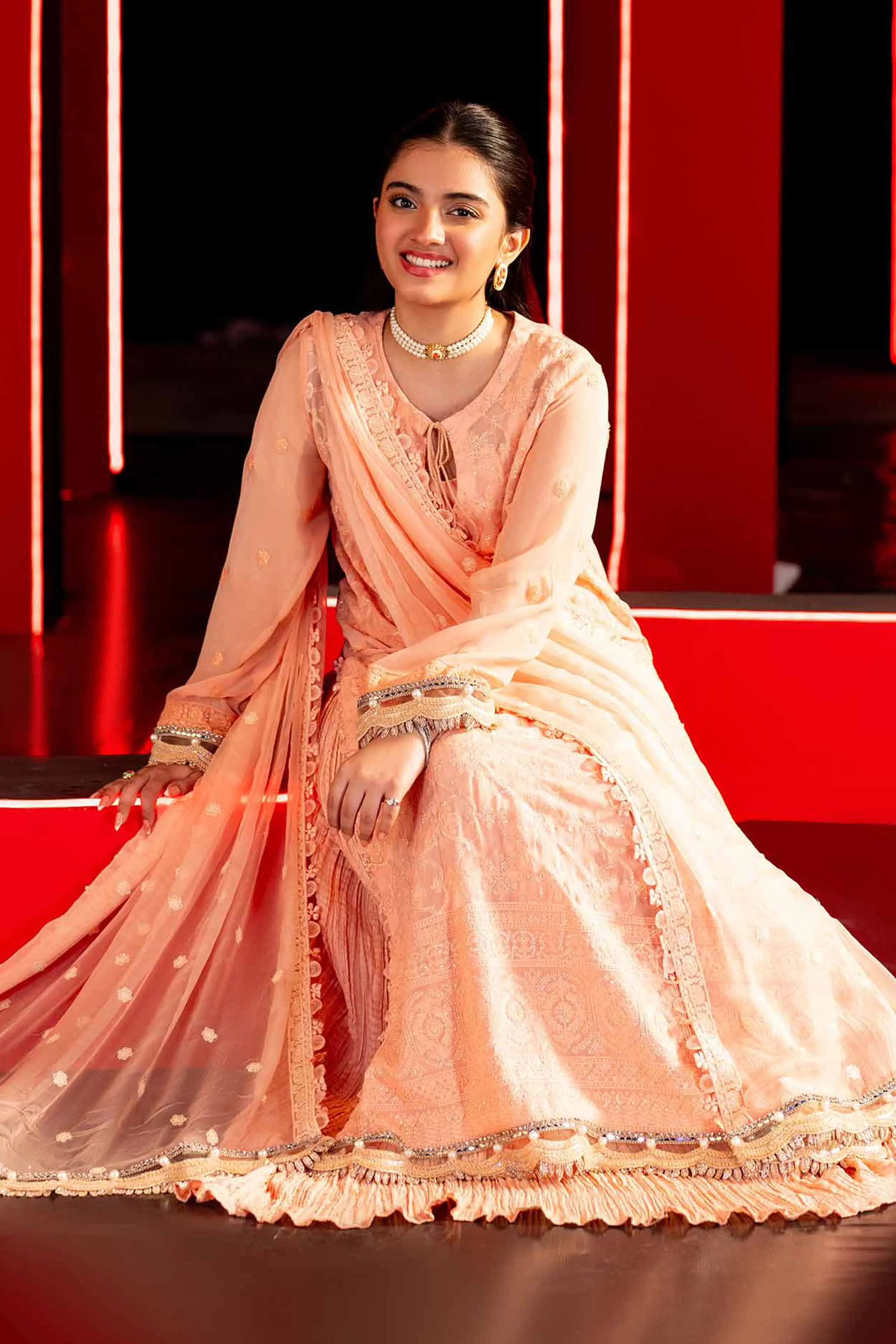 3 Piece - Dyed Embroidered Suit - 42501510