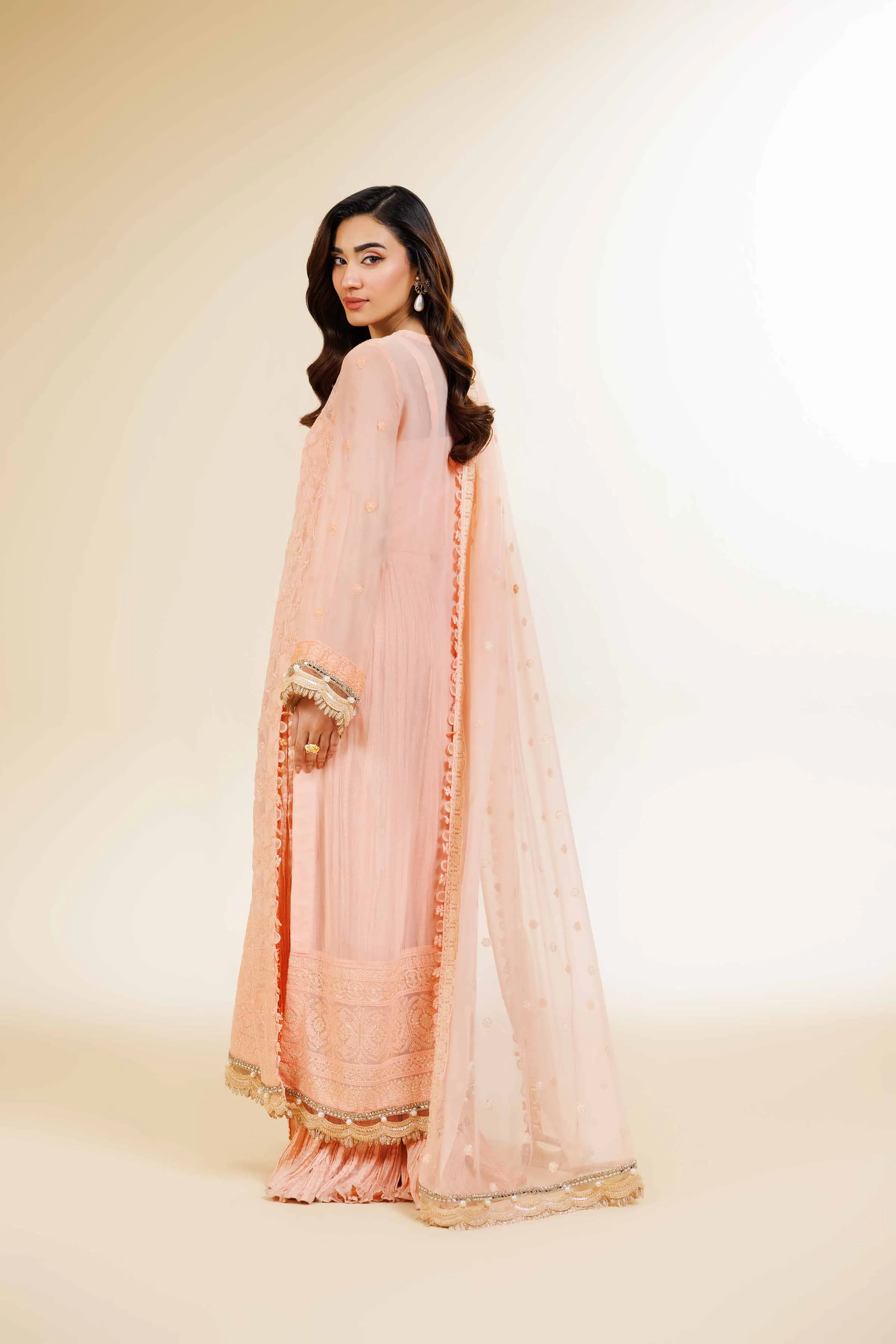 3 Piece - Dyed Embroidered Suit - 42501510