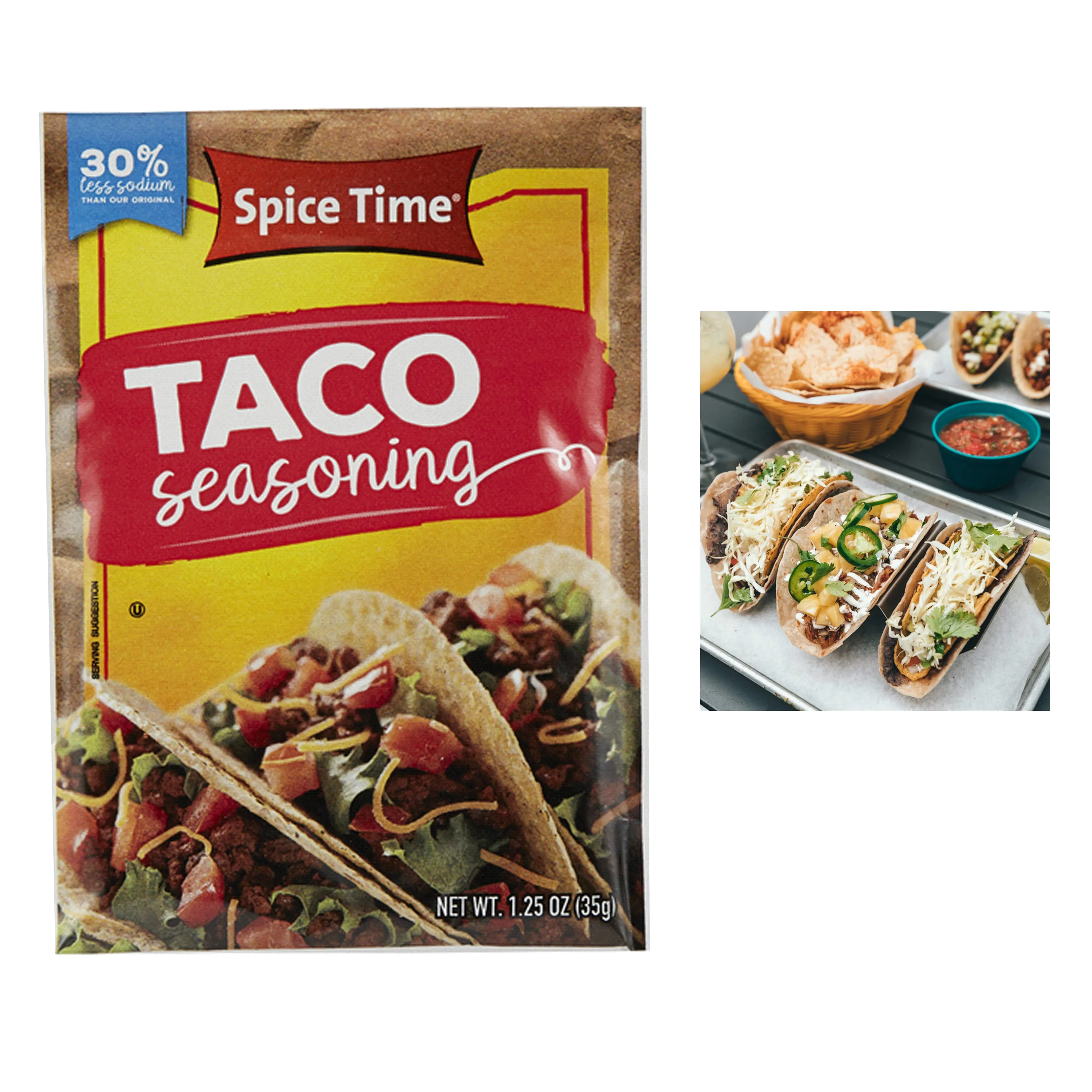 6 Spice Time Premium Quality Taco Seasoning Mix Spices Season Meat Beef Turkey