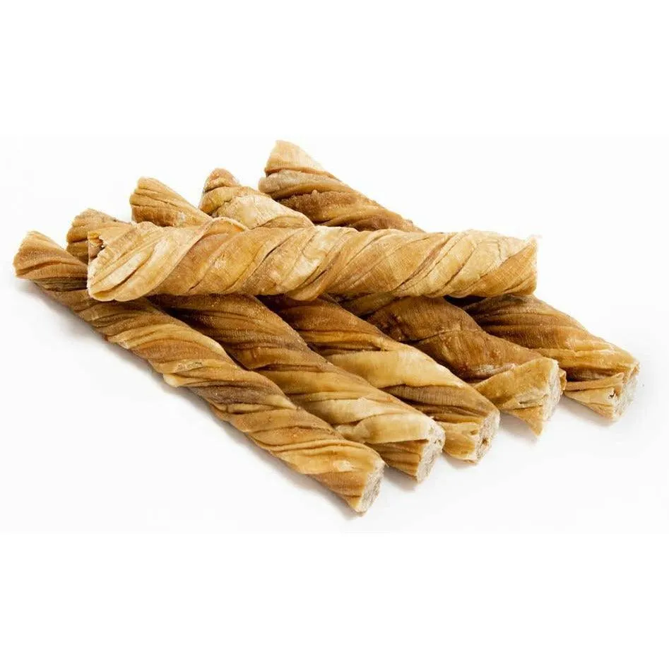 6" Inch Beef Tripe Twists for Small & Medium Dogs