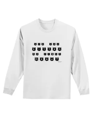 Are You Kitten Me Right Meow Cats Adult Long Sleeve Shirt