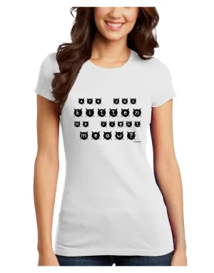 Are You Kitten Me Right Meow Cats Juniors T-Shirt