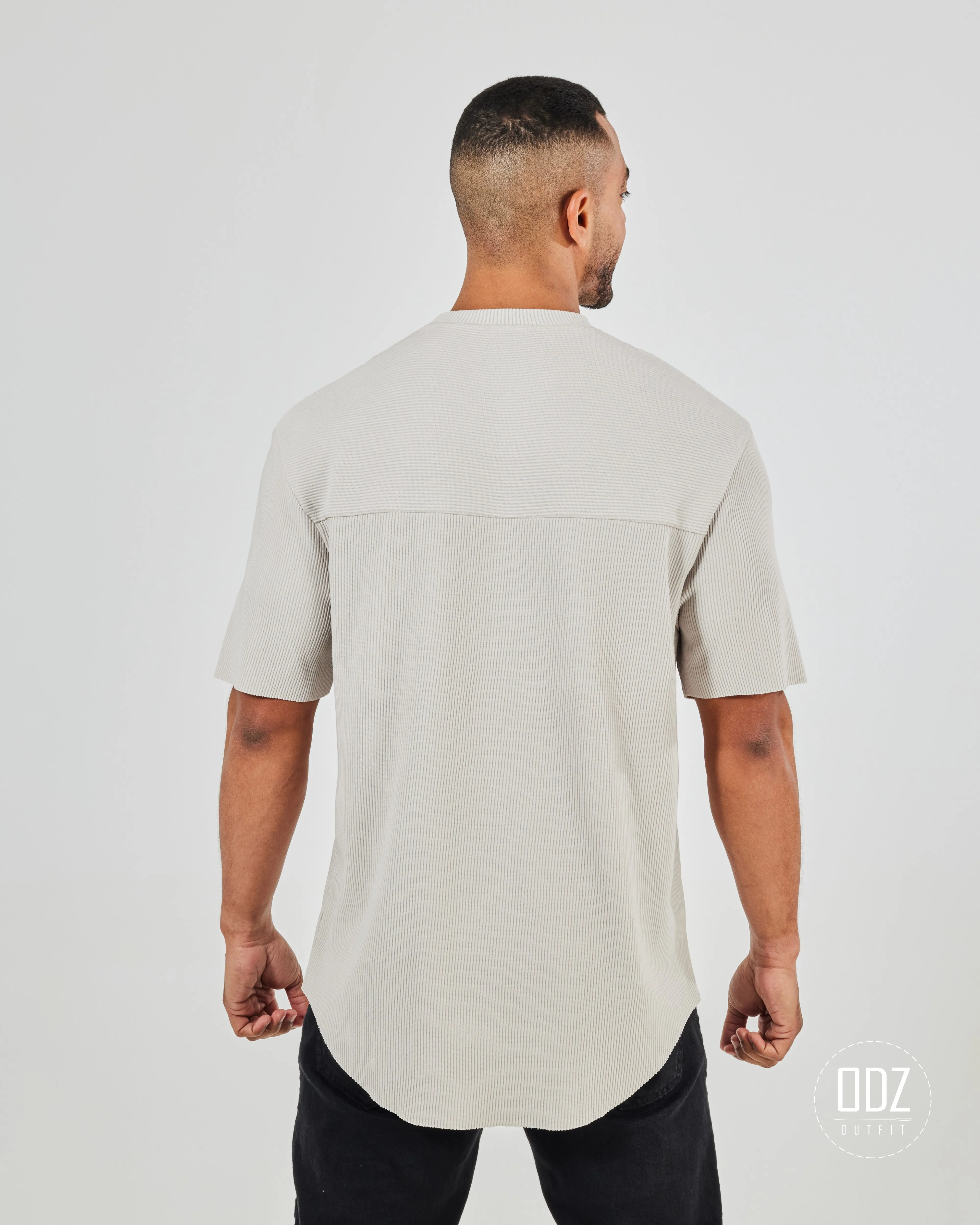 Bamboo Strips Curved T-shirt