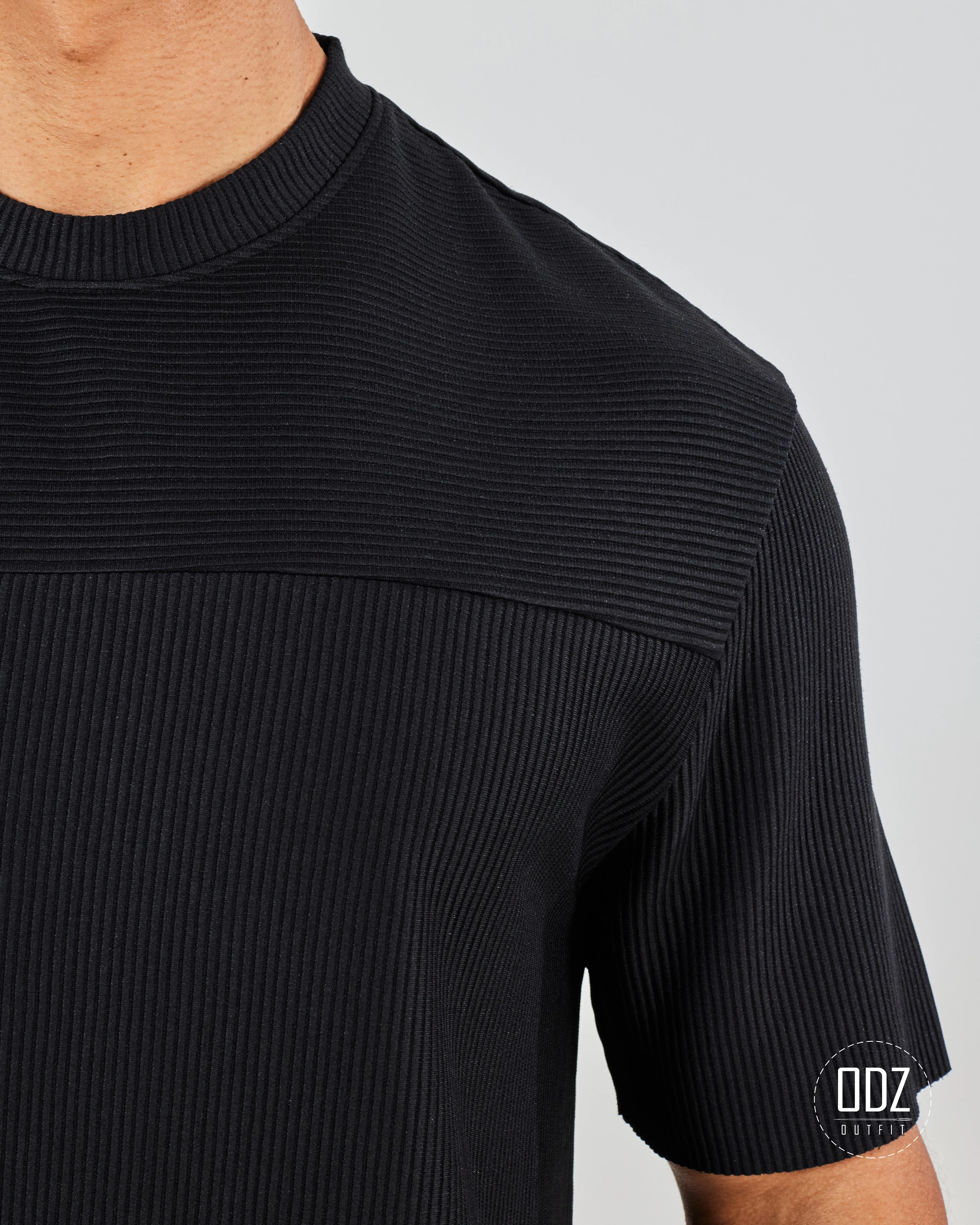 Bamboo Strips Curved T-shirt