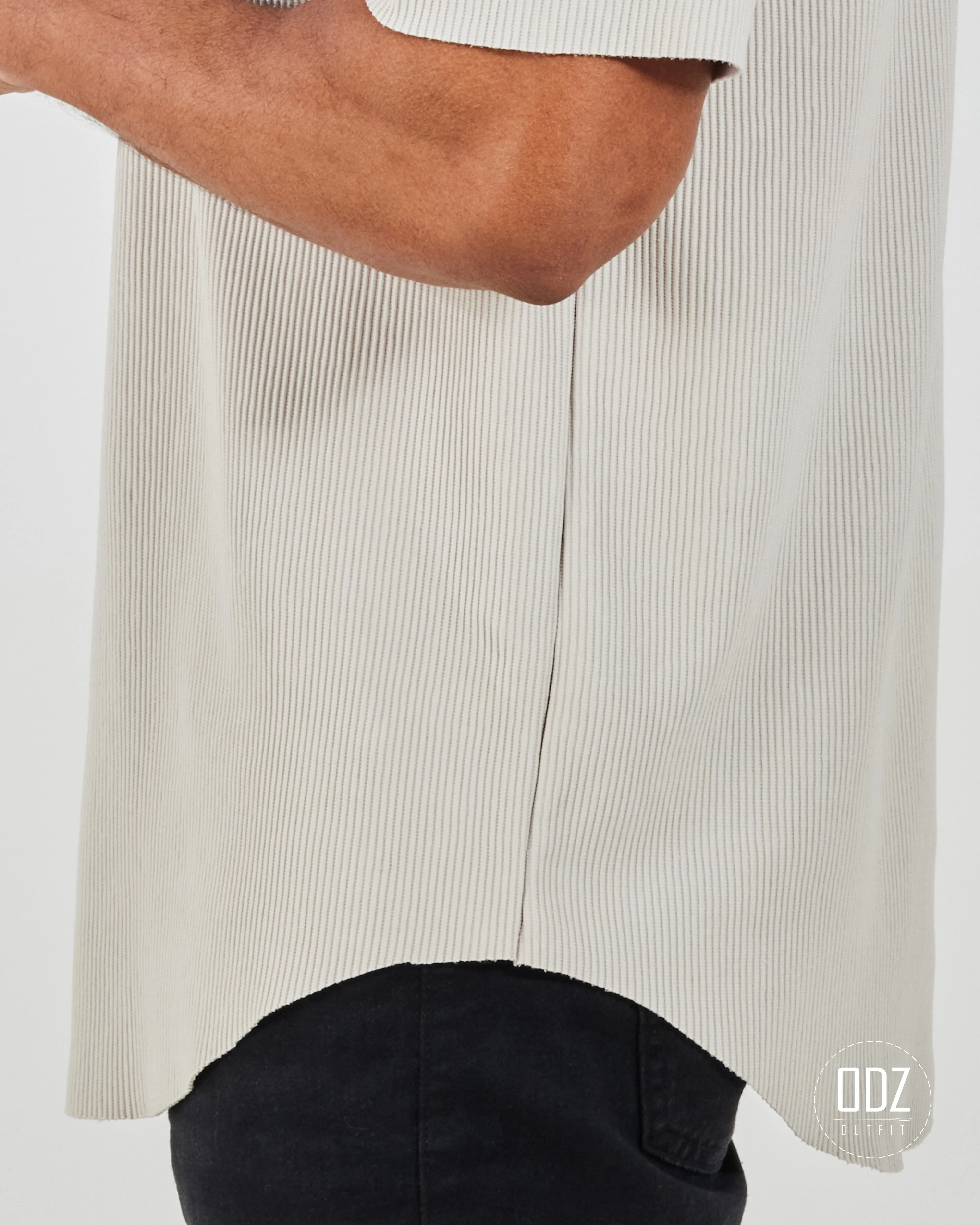 Bamboo Strips Curved T-shirt