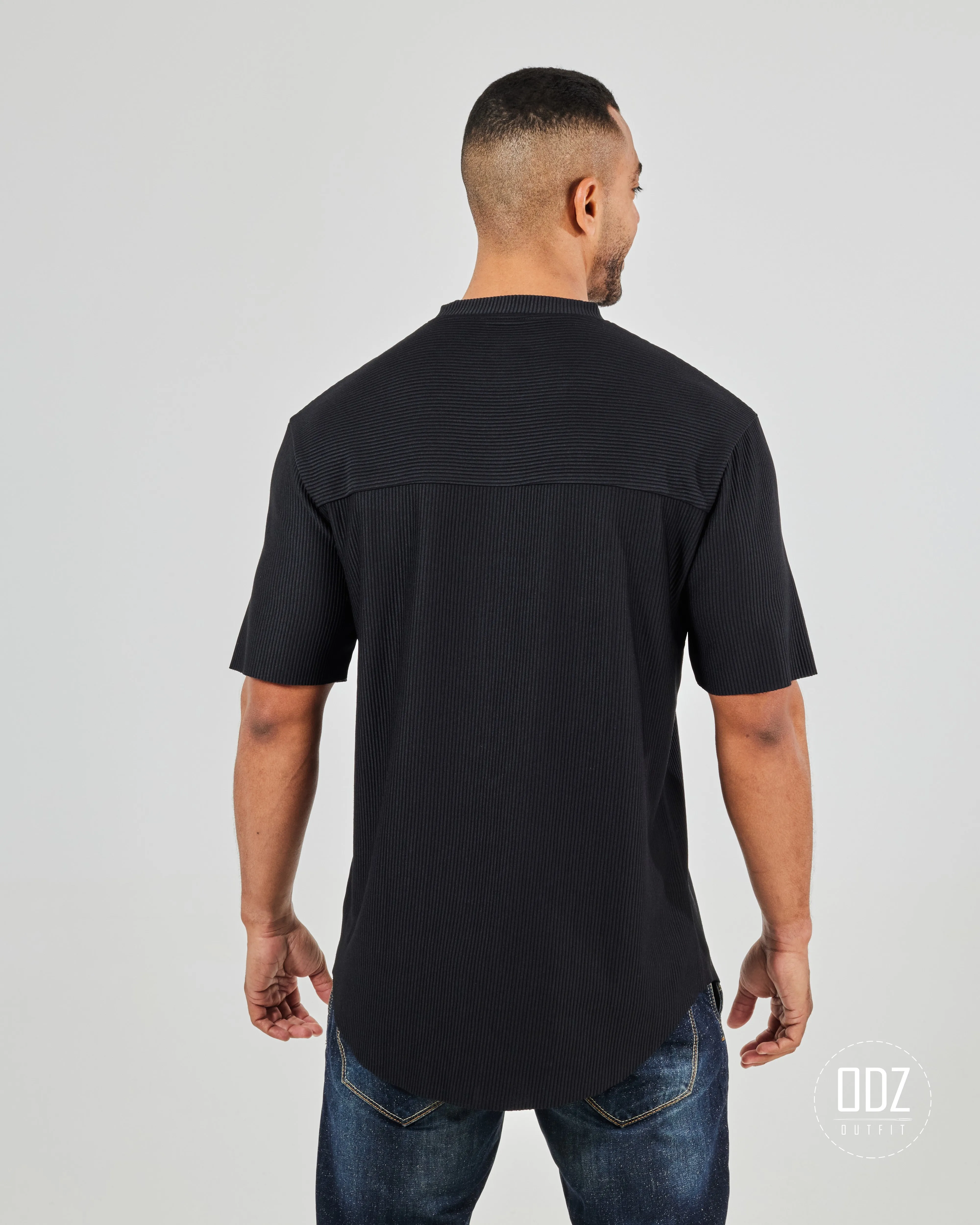 Bamboo Strips Curved T-shirt