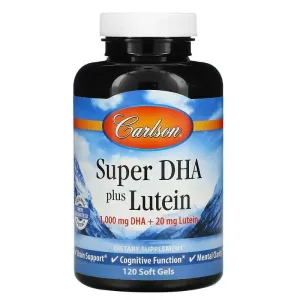 Carlson Super DHA Plus Lutein, 120 Softgels