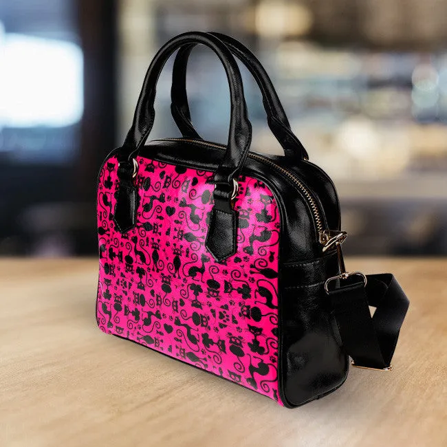Cats Pink Handbag