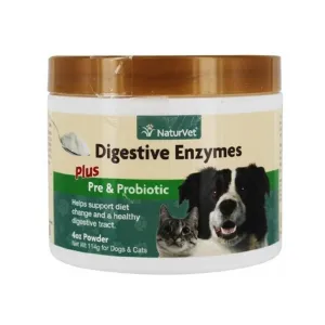 Digestive Enzymes Powder and Probiotics for Dogs & Cats