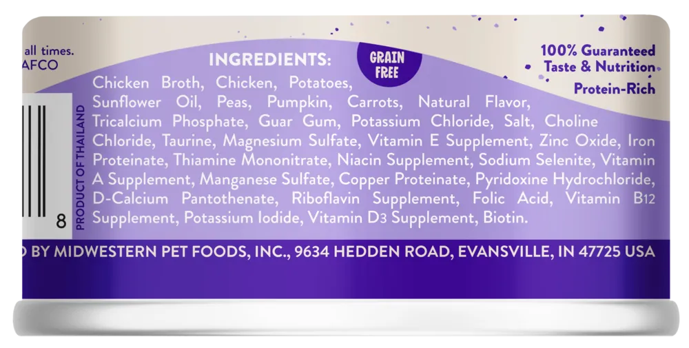 Earthborn Holistic Grain Free Chicken Fricatssee Canned Cat Food