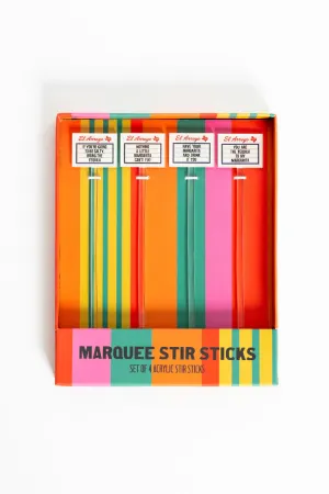 El Arroyo Marquee Stir Sticks - Little Margarita