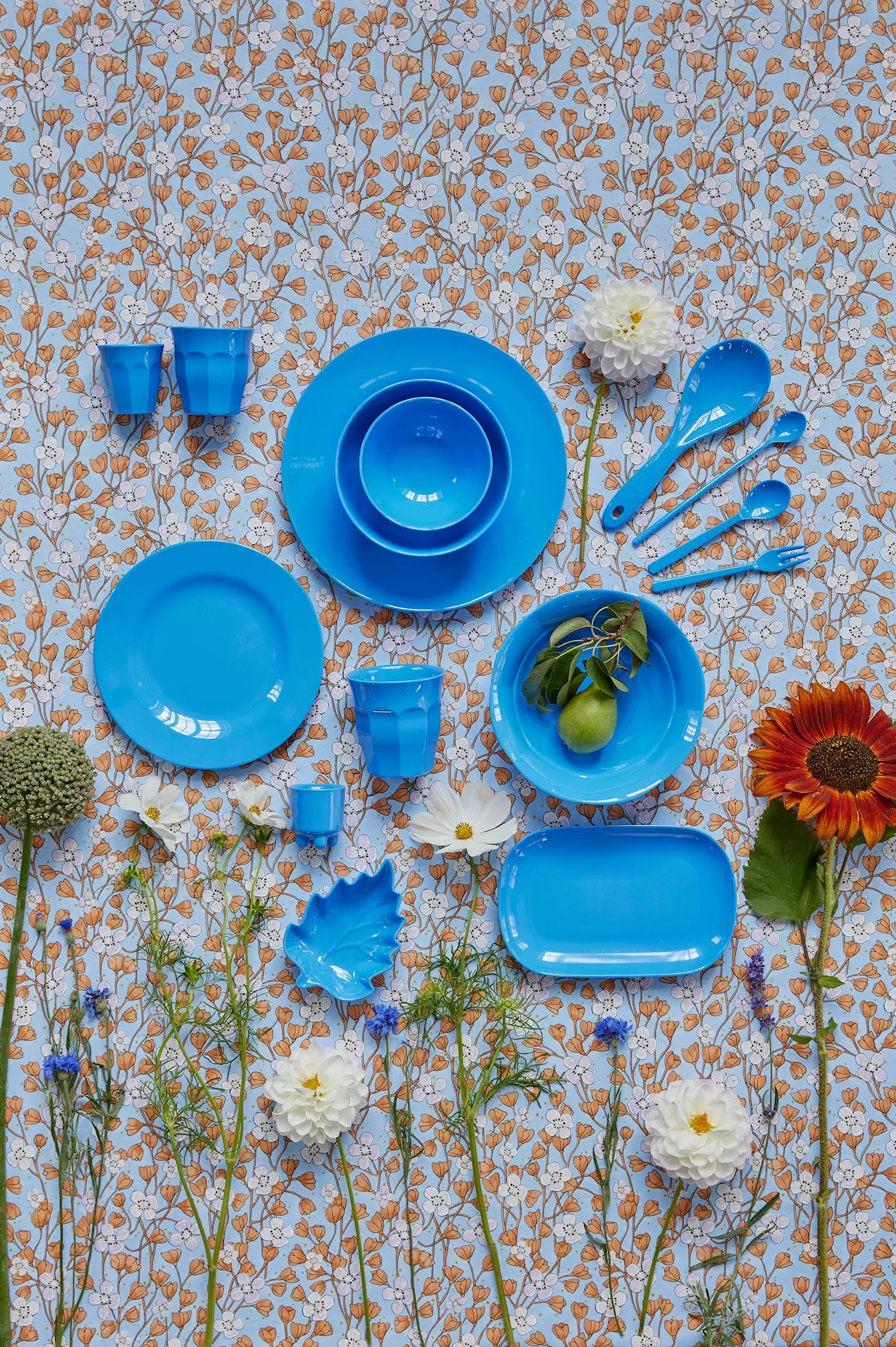 Medium Melamine Cup - Sky Blue