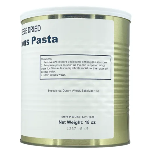 Military Surplus Freeze Dried Ribbons Pasta
