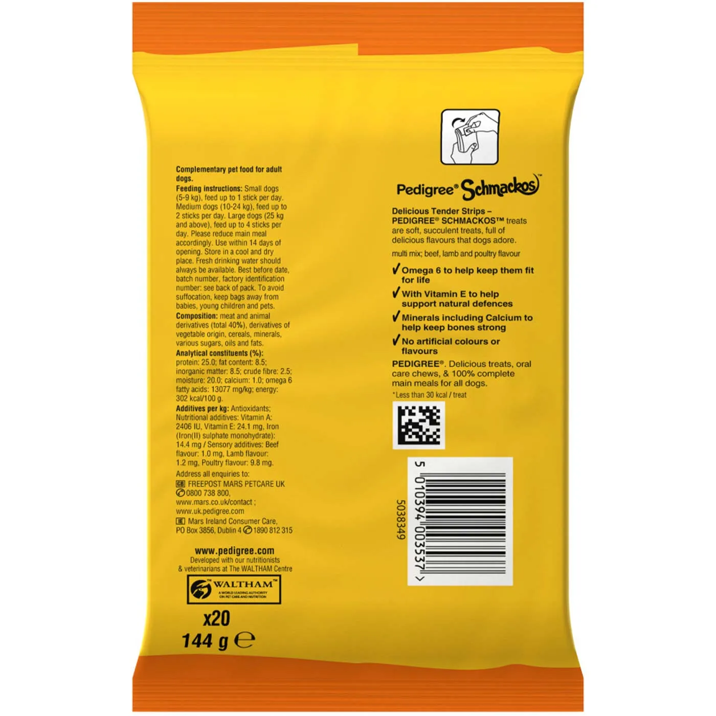 Pedigree Schmackos Meat Variety Dog Treats