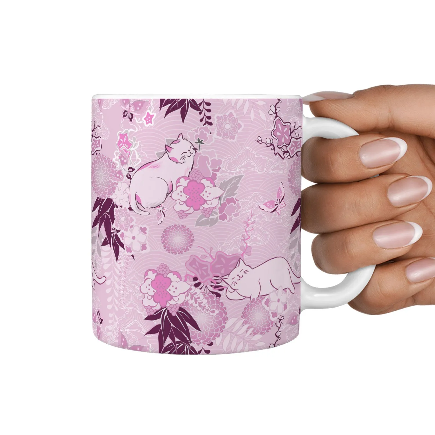 Pink Cats Mug