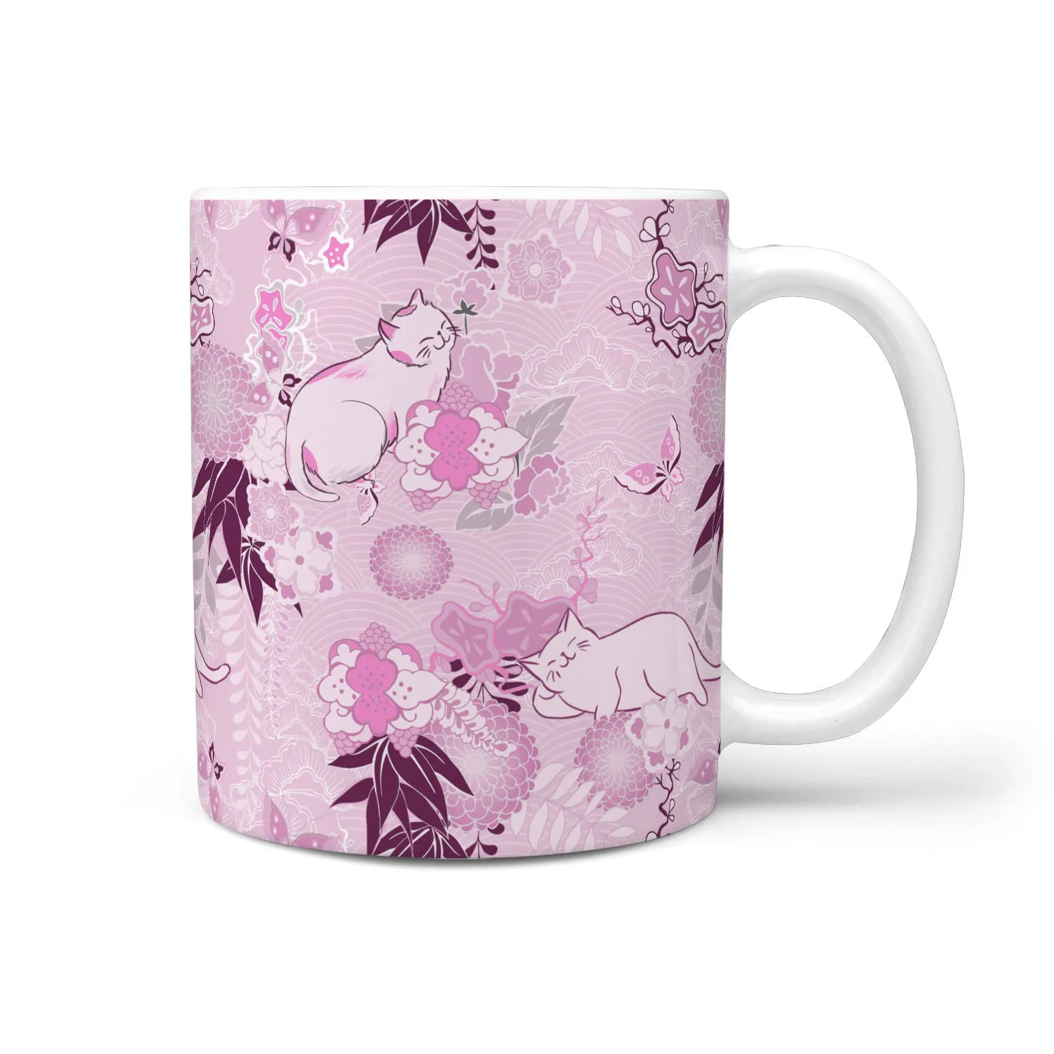 Pink Cats Mug