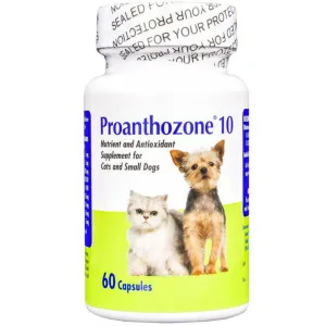 Proanthozone 10 Nutrient & Antioxidant Supplement for Cats & Small Dogs 60 capsules
