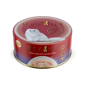 SmartHeart Cat Can Refine Finest Tuna with Chicken Strips 80g