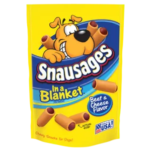 Snausages In a Blanket® Beef & Cheese Flavor