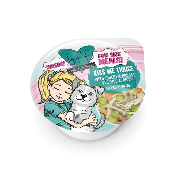 Weruva BFF Fun Size Meals  Kiss Me Thrice with Chicken Breast, Veggies & Rice *Clearance*
