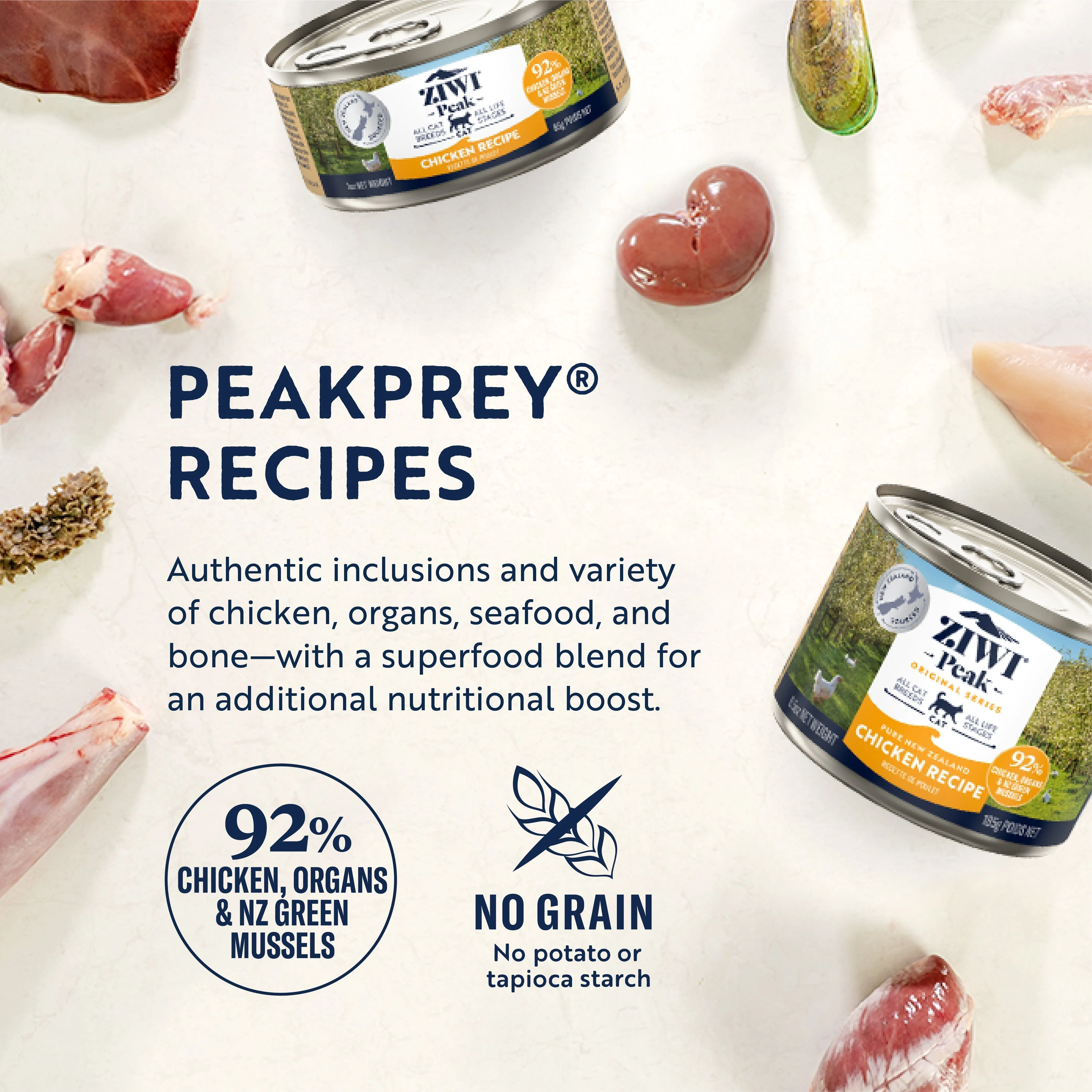 ZIWI Peak Wet Chicken Recipe Cat Food 85g^^^